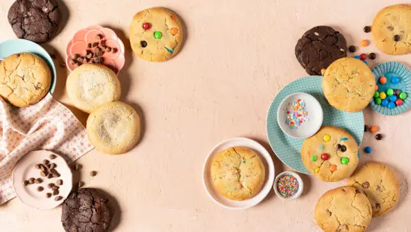 Fresh-baked New York-style cookies at Uptown Chunk in Potts Point Sydney